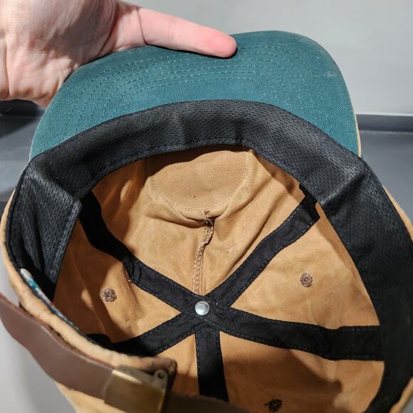 Sendero Provisions Co WAX Adjustable Strapback Rope Brown Hat Cap OSFA - Picture 12 of 14